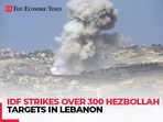 Israel–Hamas war: IDF bombards over 300 Hezbollah targets in Lebanon