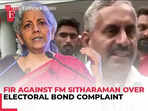 FIR filed against FM Sitharaman on private complaint on Electoral Bonds case in Bengaluru