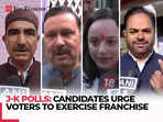 J-K Polls: 'First Assembly election in 10 years...'; candidates urge voters to exercise franchise