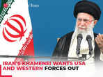 Iran's supreme leader Khamenei holds USA, Europe responsible for waging war in Middle East