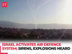 Sirens and explosions heard as Air Defence system activates over northern Israel