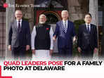 Quad Summit 2024: Quad leaders pose for a family photo at Delaware