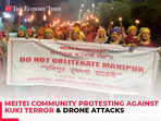 Manipur violence: Meitei community protest against Kuki terror and drone attacks