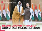 Crown Prince of Abu Dhabi meets PM Modi, holds delegation-level talks at Hyderabad House in Delhi