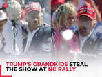 'Vote for grandpa…': Trump's grandkids steal the show at North Carolina rally