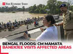 CM Mamata Banerjee visits flood-affected areas, blames Centre run organisation for 'sinking' Bengal