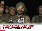 J&K: Indian Army Jawan at LoC sings a song to extend Diwali wishes to countrymen