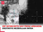 IDF intercepts UAV drone in Upper Galilee; destroys Hezbollah infra in Lebanon's Beirut area