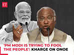 'One Nation One Election impossible; PM Modi trying to fool people': Mallikarjun Kharge