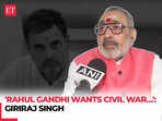 Hyderabad Temple vandalisation: 'Rahul Gandhi wants Civil War…,' Giriraj Singh attacks Congress