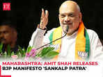 Maharashtra Assembly Elections: Amit Shah attacks MVA at BJP manifesto launch event; says alliance has no credibility