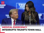 Trump's Pennsylvania town hall cut short due to multiple health emergencies