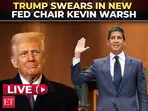 LIVE | Trump swears in Kevin Warsh as new Fed chair after dramatic shake-up that pushed out Powell