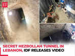 Israel-Iran conflict: IDF releases footage showing secret Hezbollah Tunnel in Lebanon