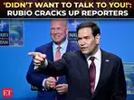'ALRIGHT, LET'S DO IT': Marco Rubio goes FULL candid mode during viral NATO press exchange