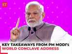 From 'Double AI' to global ties: Five key takeaways from PM Modi’s World Conclave address