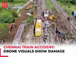 Tamil Nadu train accident: Drone footage captures tragic scene at Mysuru-Darbhanga Express site