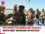 Kutch, Gujarat: PM Modi celebrates Diwali with the Indian Armed Forces, distributes sweets