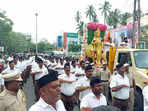 RSS workers carry out march amid tight security in Puducherry