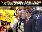 Pro-Khalistan slogans raised as US envoy Sergio Gor visits Amritsar's Golden Temple