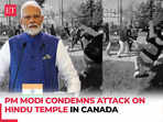 'Deliberate...,' PM Modi condemns attack on Hindu temple in Canada