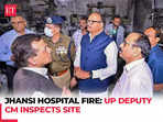 Jhansi hospital fire tragedy: UP Deputy CM inspects site, assures financial support to families of newborns