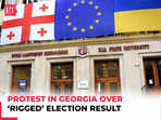 Georgia: Pro-EU opposition protests over ‘rigged’ poll result | LIVE