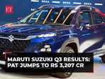 Maruti Suzuki Q3 Results: PAT jumps 33% YoY to Rs 3,207 cr; revenue up 15%