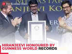 Chiranjeevi honoured by Guinness World Records as 'The Most Prolific Film Star in Indian Cinema'