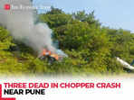 Helicopter crashes in Pune's Bavdhan area; three onboard killed