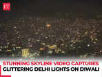 Diwali 2024: Delhi skyline shows the city illuminated in colourful lights