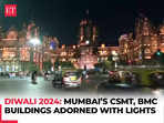 Diwali 2024: Mumbai’s Chhatrapati Shivaji Maharaj Terminus, BMC buildings adorned with stunning lights