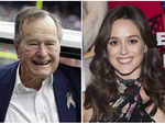 George HW Bush apologises after actress accuses him of sexual assault