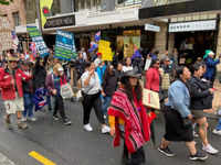 Thousands protest New Zealand's Covid restrictions