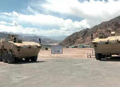 'Made in India' Infantry Combat Vehicles inducted in Indian Army and deployed in forward areas in Ladakh
