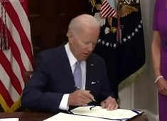 President Joe Biden signs major federal gun safety legislation