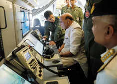 Mumbai: Rajnath Singh witnesses P-8I aircraft's surveillance, anti-submarine warfare capabilities