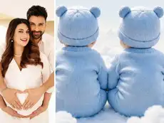 'The Boys are here!': TV actors Divyanka Tripathi and Vivek Dahiya welcome twins