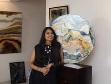 Witness the 'Dance Of The Elements' at Abhigna Kedia's resin art exhibition