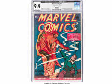 A 1939 near mint-condition copy of Marvel Comics No. 1 fetches $1.26 mn at auction