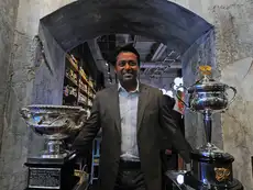 My daddy's the best: Leander Paes participates in parents' sports day, beats other dads to win sprint race
