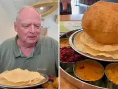 ‘How do I eat this?’: American food influencer fails to understand food menu at famous South Indian restaurant. Kind waiter comes to his rescue