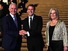 When Malcolm Turnbull's wife was flattered at being called 'delicious' by Emmanuel Macron