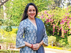 BJP MP Hema Malini has a narrow escape as tree falls in front of her convoy