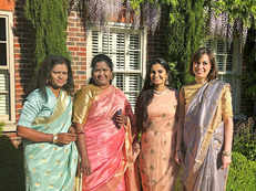 Epitome of Indian beauty: Myna Mahila Foundation members wear saree to the royal wedding