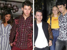 PeeCee holds Nick's hand, goes on date night with Jonas brothers, Sophie Turner in London