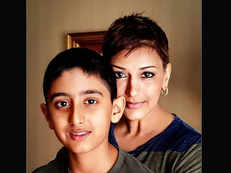 Sonali Bendre posts pic with son; says 12-yr-old Ranveer is now her parent, source of strength