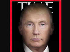 Stuff of nightmares: Time Magazine morphs faces of Donald Trump & Vladimir Putin in new cover