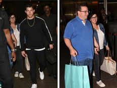 Nick Jonas reaches Mumbai with parents & Tiffany's bag ahead of alleged engagement to Priyanka Chopra