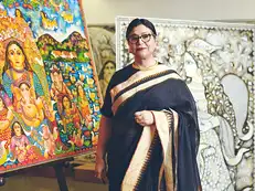 Morning Bengali chants, listening to Indian epics carved artist Jayasri Burman's imagination